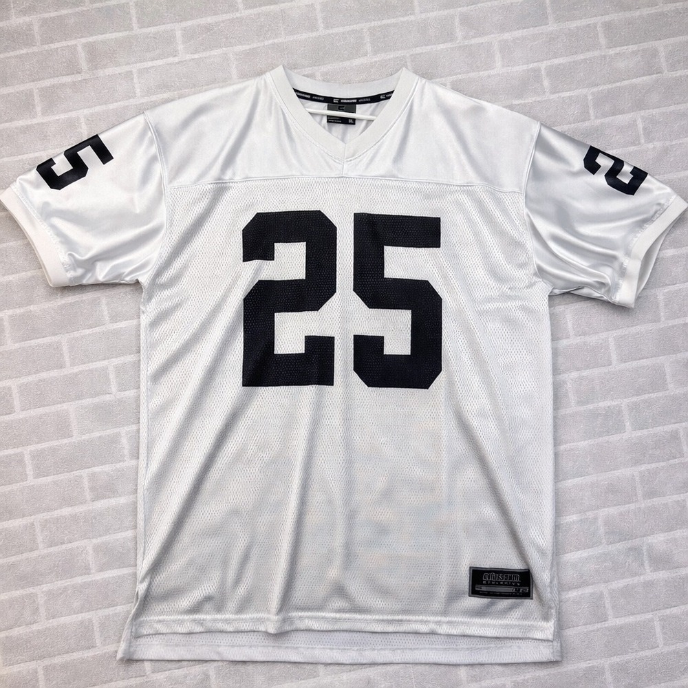 Vintage Penn state‎ #25 Colosseum Jersey Mens XL White Dazzle Football Mesh